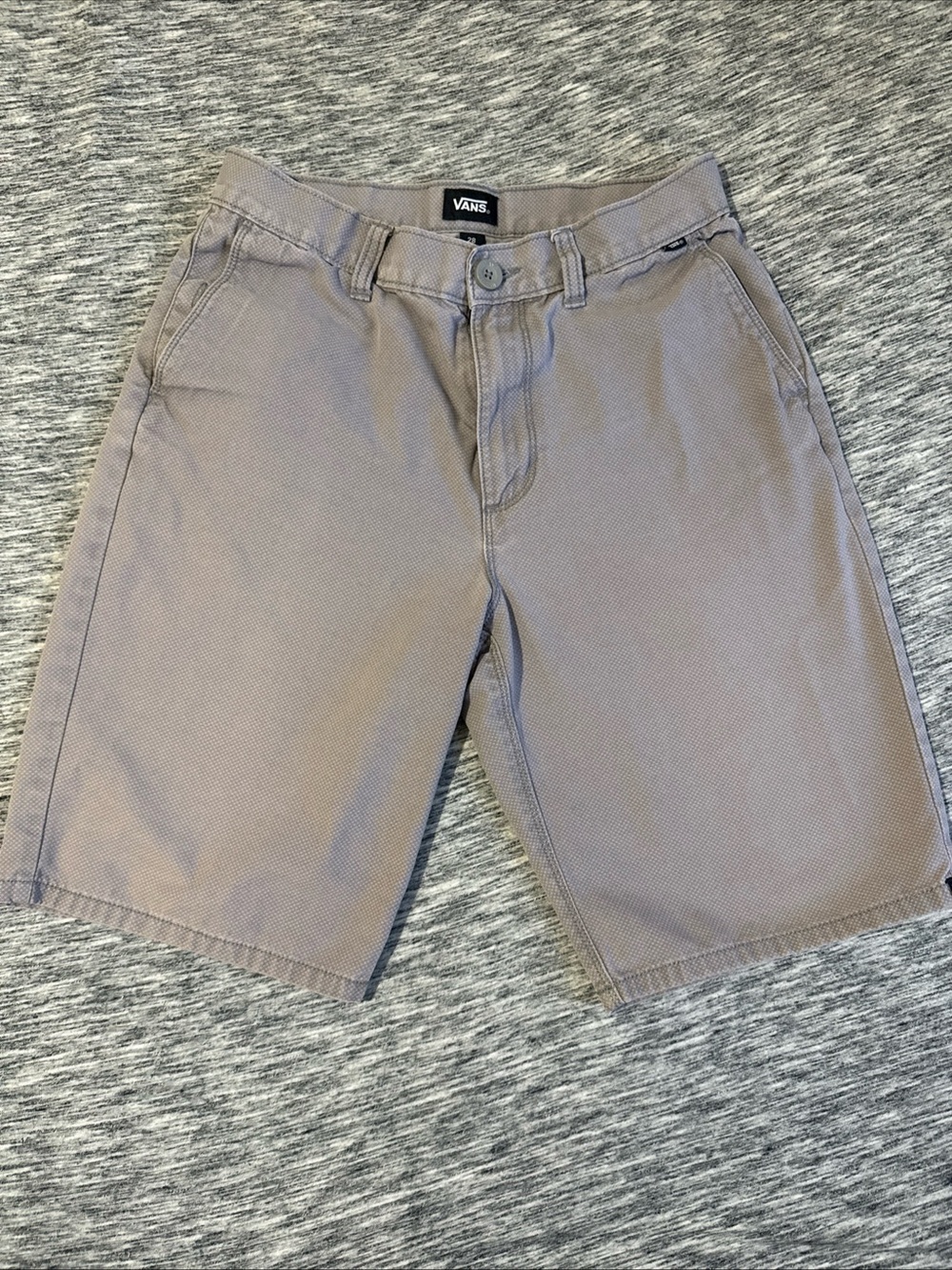 Vans Men's Taupe Flat Front Shorts